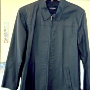 Black Leather Jacket Women’s Large Gently Used